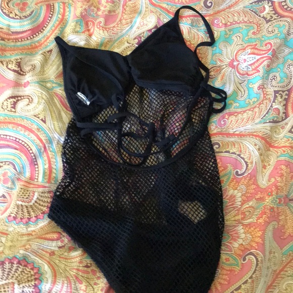 mesh one piece bathing suit - Picture 2 of 2